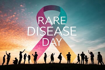 Global community support concept for rare disease advocacy campaign Ultra HD.