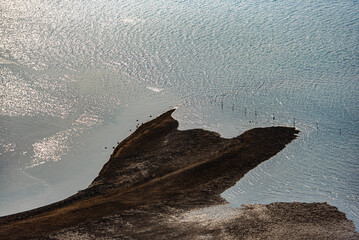 모래톱과 잔잔한 물결