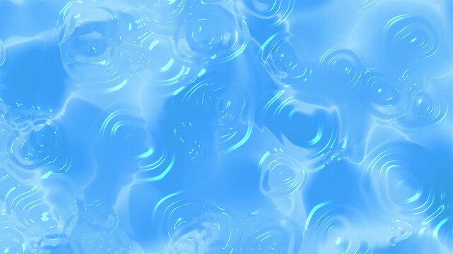 Dynamic Abstract Blue Liquid Background with Shimmering Ripple Patterns and Iridescent Light Effects, Creating a Serene and Modern Digital Art Texture