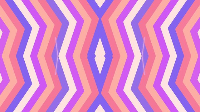 Vibrant abstract pattern with chevron shapes in pink and purple hues illustration