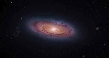 Obraz premium Stunning deep space voyage revealing majestic celestial formations