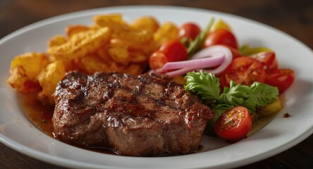 Overhead image of risotto Italian style garnished with fresh spring asparagus and aged Parmesan cheese on a bright surface featuring copy space