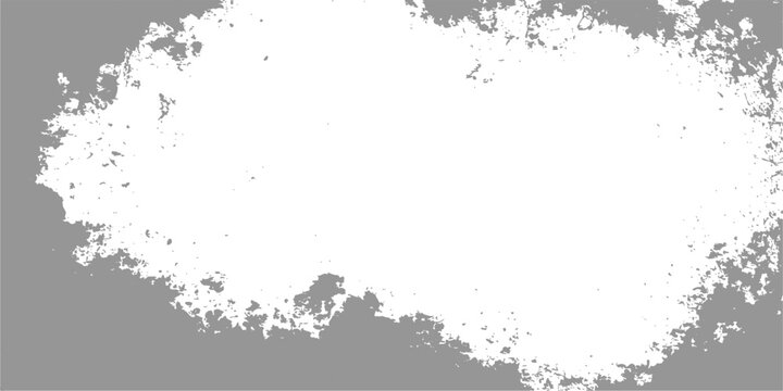 Vintage vector design featuring an abstract black grunge texture with ink splashes and a floral silhouette pattern on a dirty paper border frame