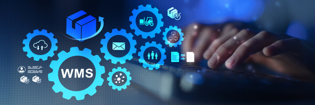 Digital Warehouse Management System WMS with Logistics Workflow and Stock Monitoring.