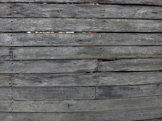 Obraz premium Scrap wood used by craftsmen to make placards.
