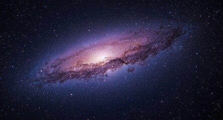 Fototapeta premium Spectacular star-filled galaxy view with dynamic and radiant nebulas