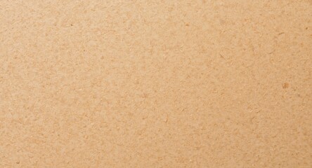 Fototapeta premium Macro image showing the surface detail of a brown cardboard box on a simple white background with copy space