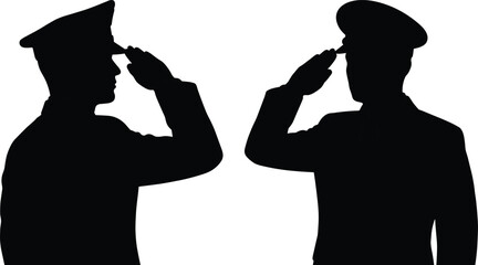 Black silhouette of a man digging with a shovel for gardening or construction work isolated on white background flat vector illustration. © Shafiqul