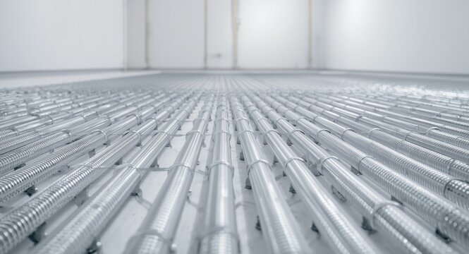 Best practices for flexible pipe arrangement in radiant floor heating installations