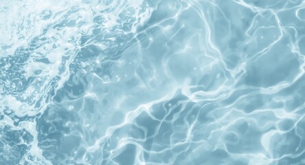 Obraz premium Flowing water movement background with subtle shadow and matte surface including copy space