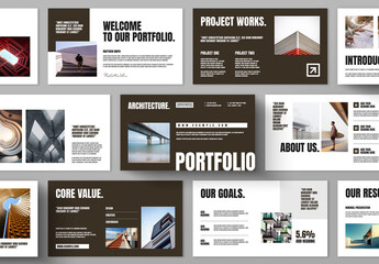 Professional Architecture Portfolio Presentation Template