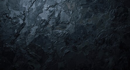 Fototapeta premium Background with abstract pattern of genuine black stone and slate