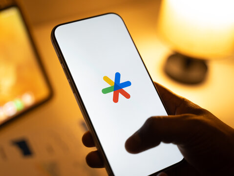 Google Authenticator logo is displayed on the screen of a smartphone, in Bangalore, India, on February 28, 2026
