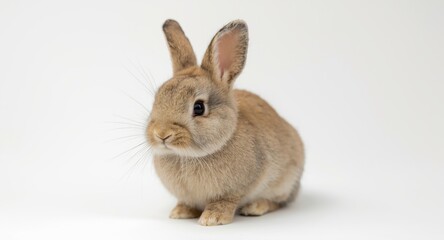 Obraz premium Small domestic rabbit species distinguished by tiny size and European origin