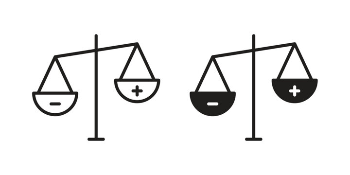 Moral icons for templates, web design and infographics