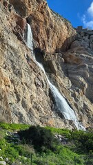 Obraz premium Waterfall in the Rock of Gibraltar