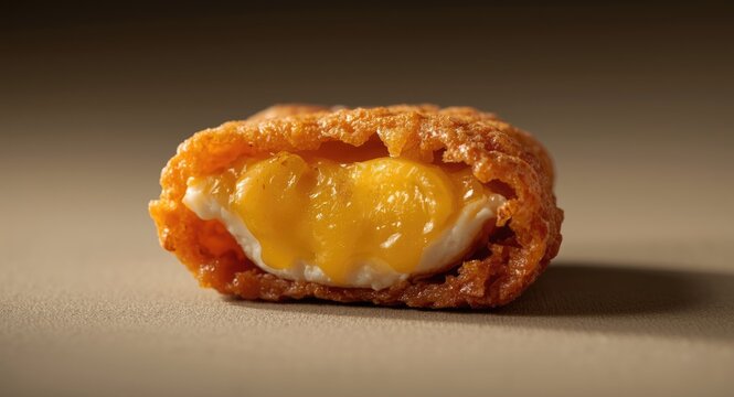 Savory Telor Gabus Crispy Snack with a Soft and Creamy Egg Center