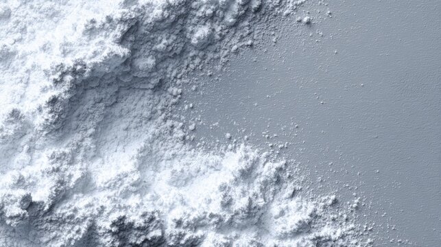 Fine Aluminum Oxide Powder Texture on Smooth Background Surface