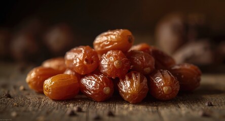 Obraz premium Sweet and tender Sukkari dates full of vibrant flavor