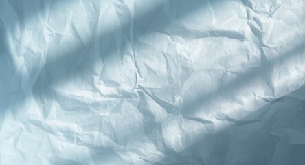 Obraz premium Matte polyethylene film texture with creases and soft shadow studio backdrop