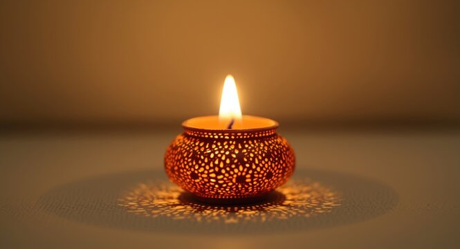 Handmade Pancha Muga Kuthu Vilakku Glowing with Happy Vibes