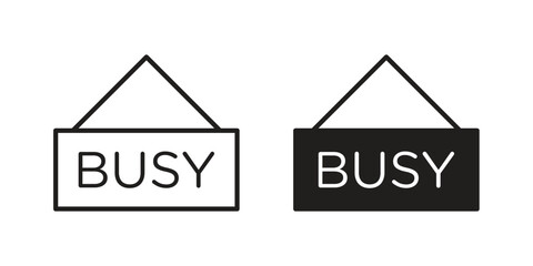 Busy icon collection with multiple styles. EPS10