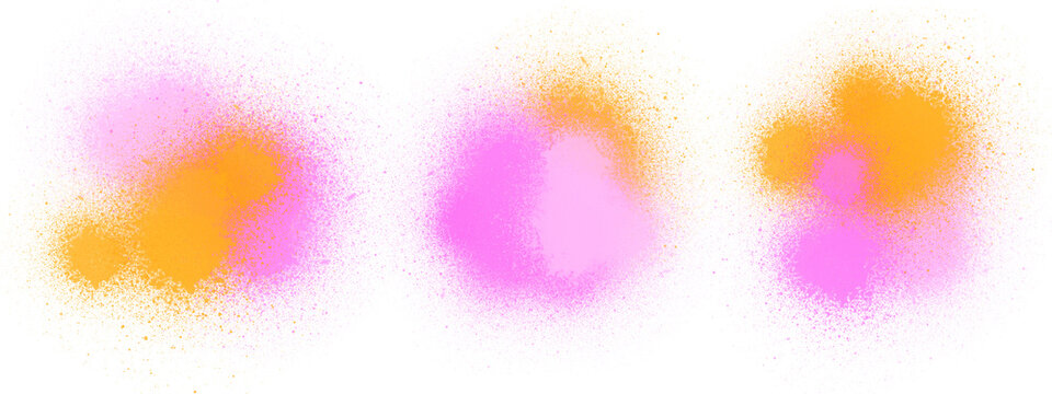 set can spray drips stains with paint drips graffiti style background