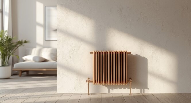 Stylish bimetallic radiator engineered for modern home heating efficiency