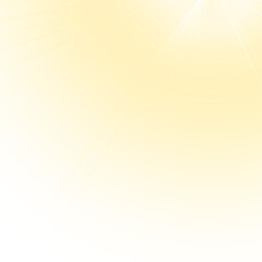 soft yellow sunlight png transparent background, bright sun rays corner png light overlay, warm sunshine gradient transparent background png