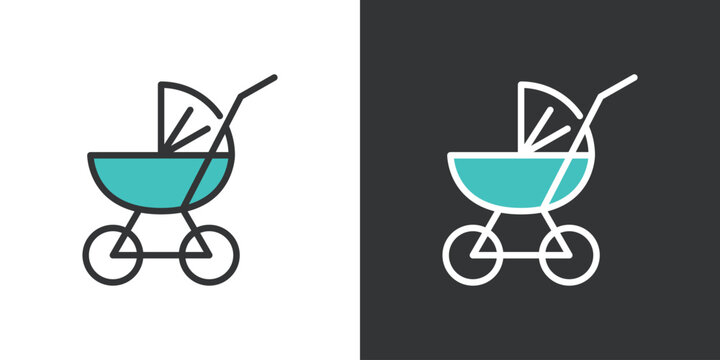 ベビーカーアイコン