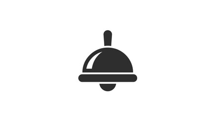 Obraz premium Cloche bell icon symbol.