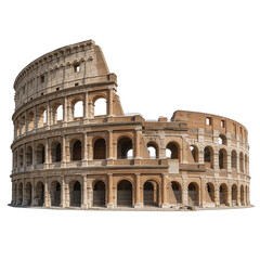 Naklejka premium Colosseum in Rome, Ancient Roman Architecture