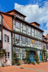 Fototapeta premium Street in Hildesheim, Germany