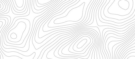 Geometric topographic map background with horizontal wave lines mountain relief texture. abstract geography illustration modern graphic design. © Vector Gallery