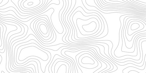 Geometric topographic map background with horizontal wave lines mountain relief texture. abstract geography illustration modern graphic design. © Vector Gallery