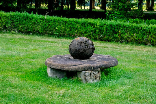 old stone bench