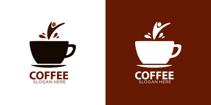Elevate your coffee brand with modern logo designs, versatile for cafe branding, menus, and marketing materials, conveying warmth and sophistication