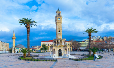 Fototapeta premium Izmir square, Aegean coast of Turkey