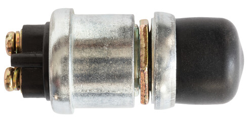 Heavy duty push button switch that is waterproof when installed