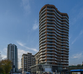 Fototapeta premium Livo Apartments - Modern High-Rise in Saburtalo Tbilisi
