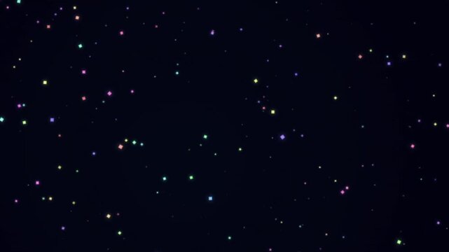 Night Sky with Stars and Dark Space.