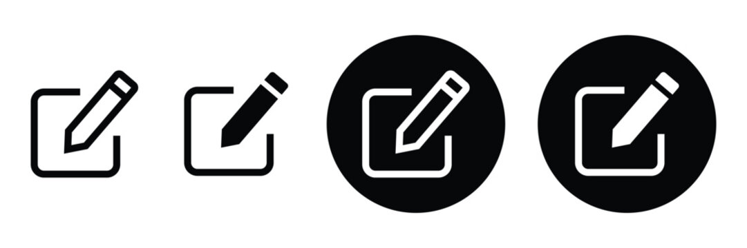 Set of Edit Icon collection. Vector Files and Edit symbol.