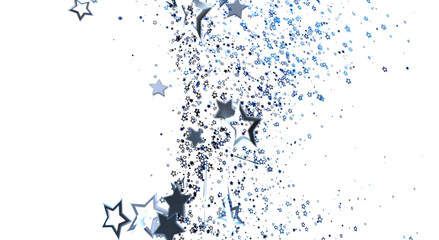 Fototapeta premium Abstract background featuring blue star shapes on white. Ideal for festive, celebration, and modern design projects. Per