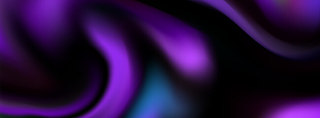 Obraz premium Abstract Purple Swirl Background With Fluid Smoke Waves And Vibrants. eps10