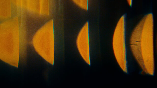 Abstract Warm Light Leak and Prism Blur Background