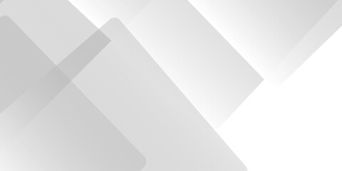 Obraz premium Modern luxury pattern of geometric white and gray color background, Elegant abstract background with grey lines with shadow. white paper transparent material in triangle technology and square shape