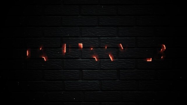 28th January Twenty Eight 28 Text Glowing Neon Month Date On Brick Background