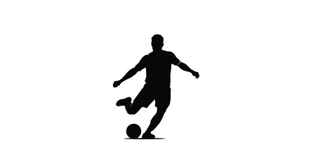 Aerial view of a soccer stadium illustrated in a minimalist silhouette