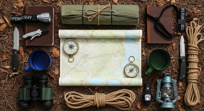 Outdoor Adventure Gear and Navigation Tools.