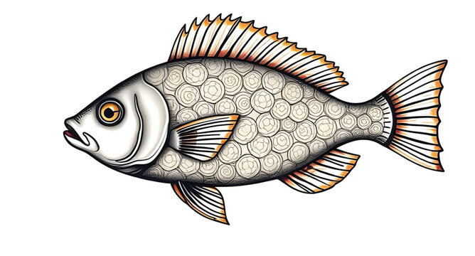 fish, vector, abstract, illustration, marine, aquatic, ocean, sea, water, animal, nature, creative, artistic, modern, geometric, pattern, colorful, vibrant, minimal, flat, graphic, design, symbol, ico
